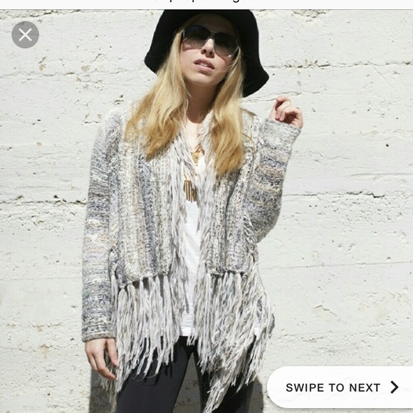 Free People fringe sweater - Picture 1 of 4